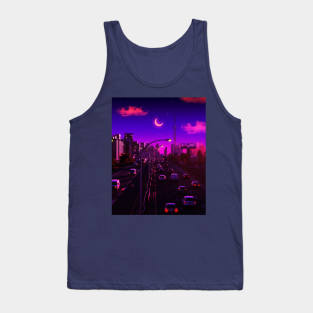 Neon dusk Tank Top